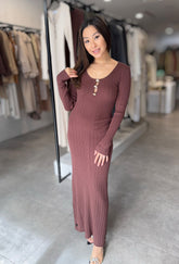 THE SERENA RIBBED MAXI